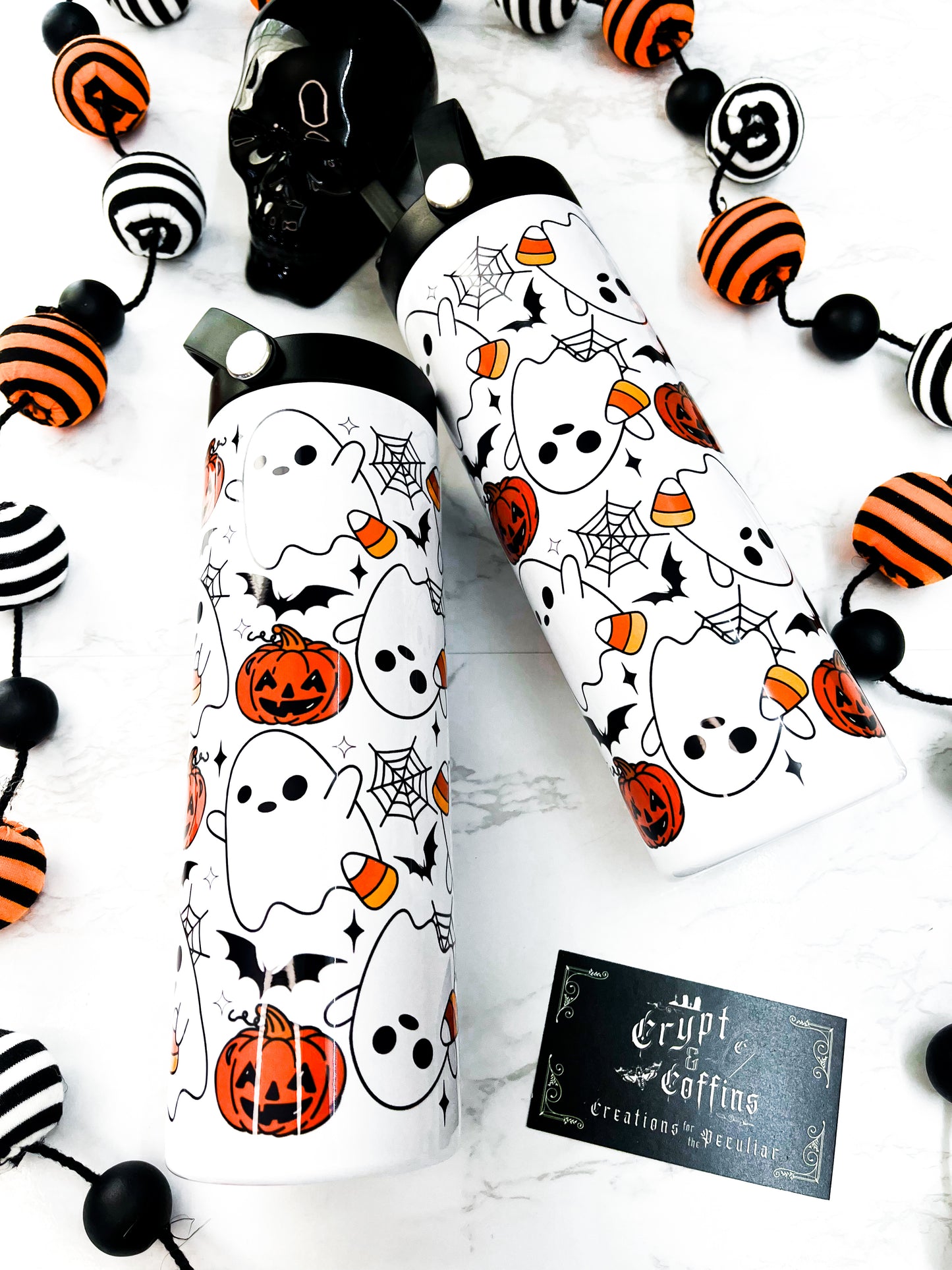 Halloween Chubby Ghosties | 20 oz. Travel Tumbler