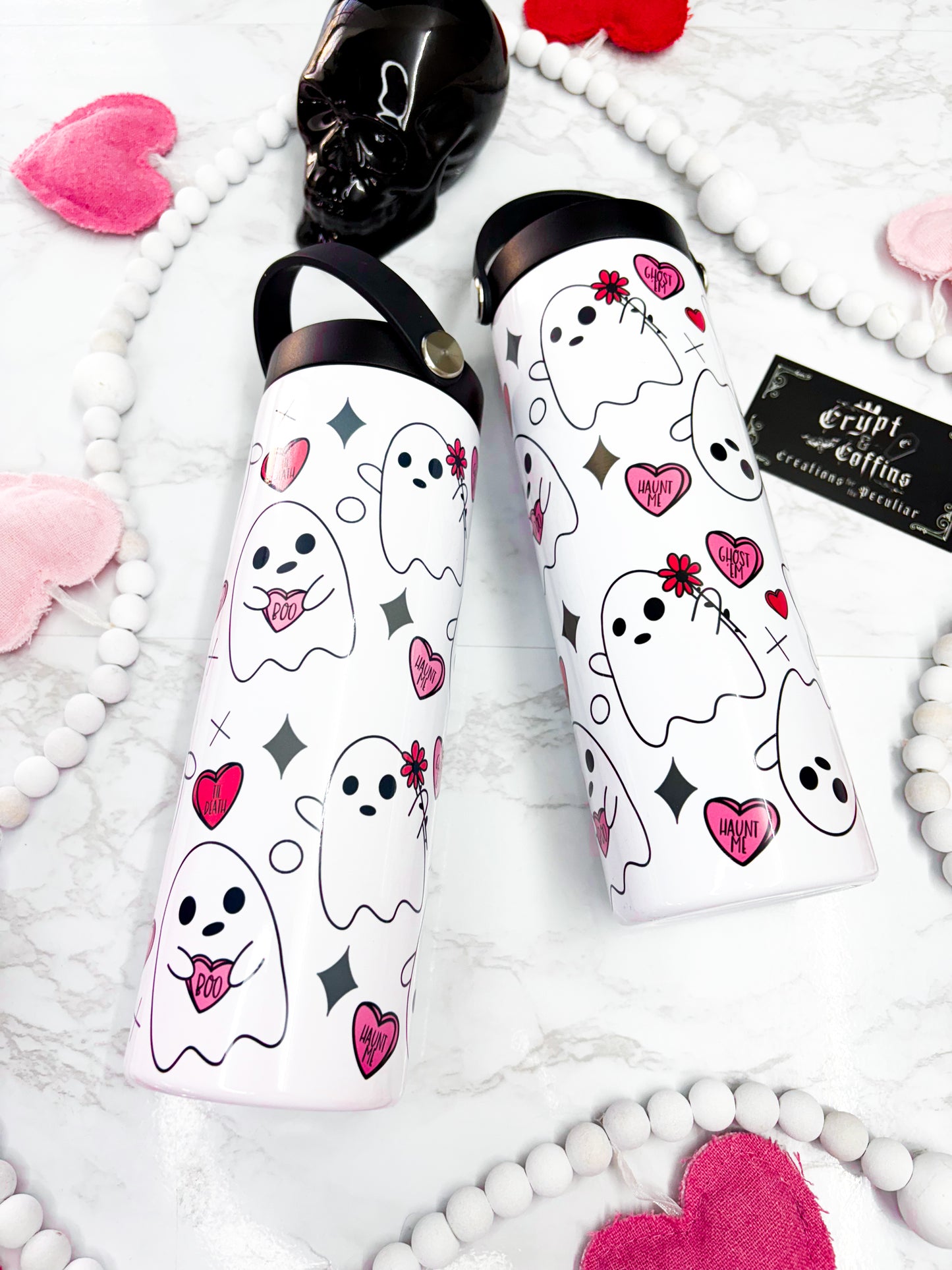 Valloween Chubby Ghosties | 20 oz. Travel Tumbler