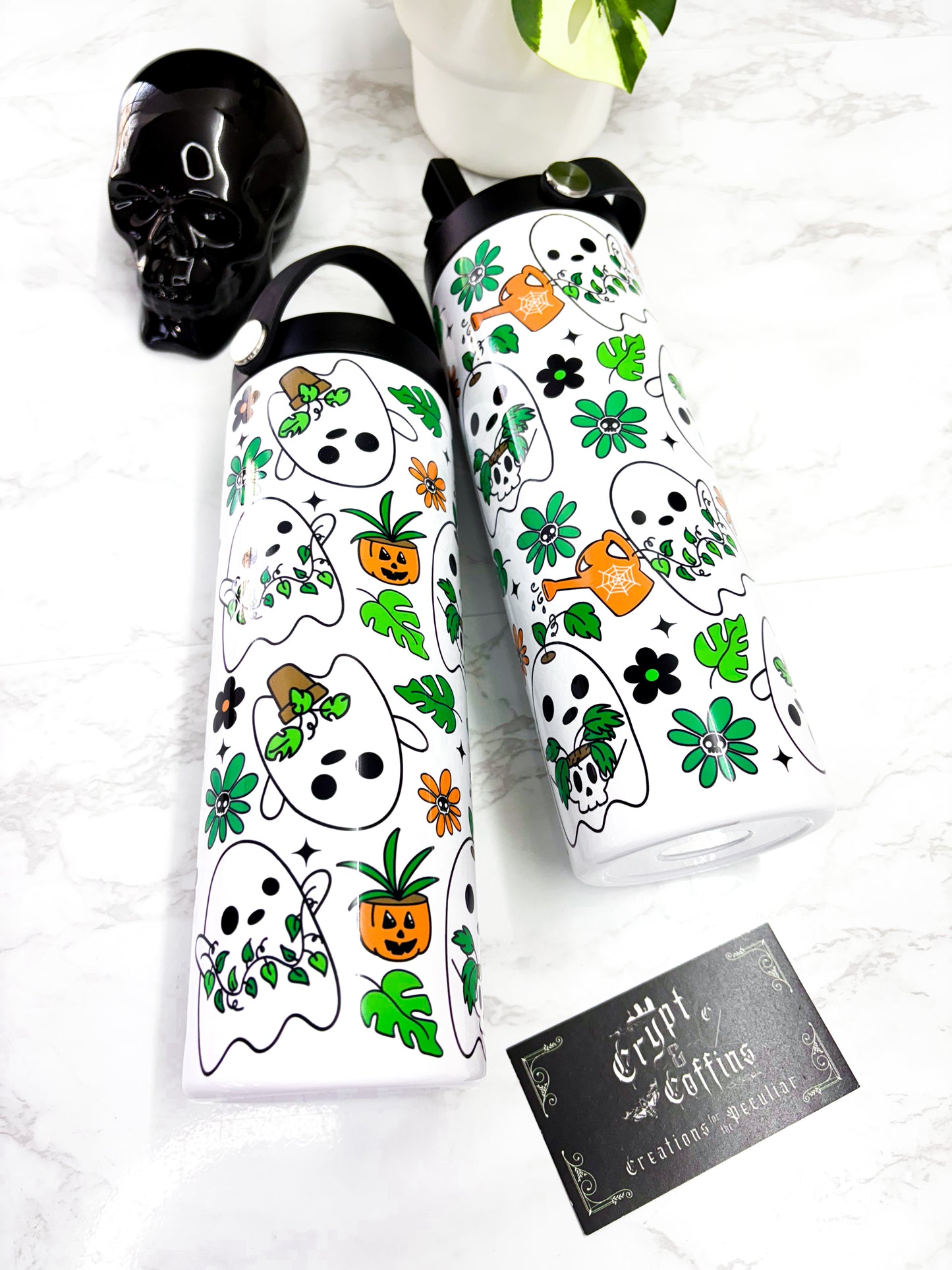 Botanical Chubby Ghosties | 20 oz. Travel Tumbler
