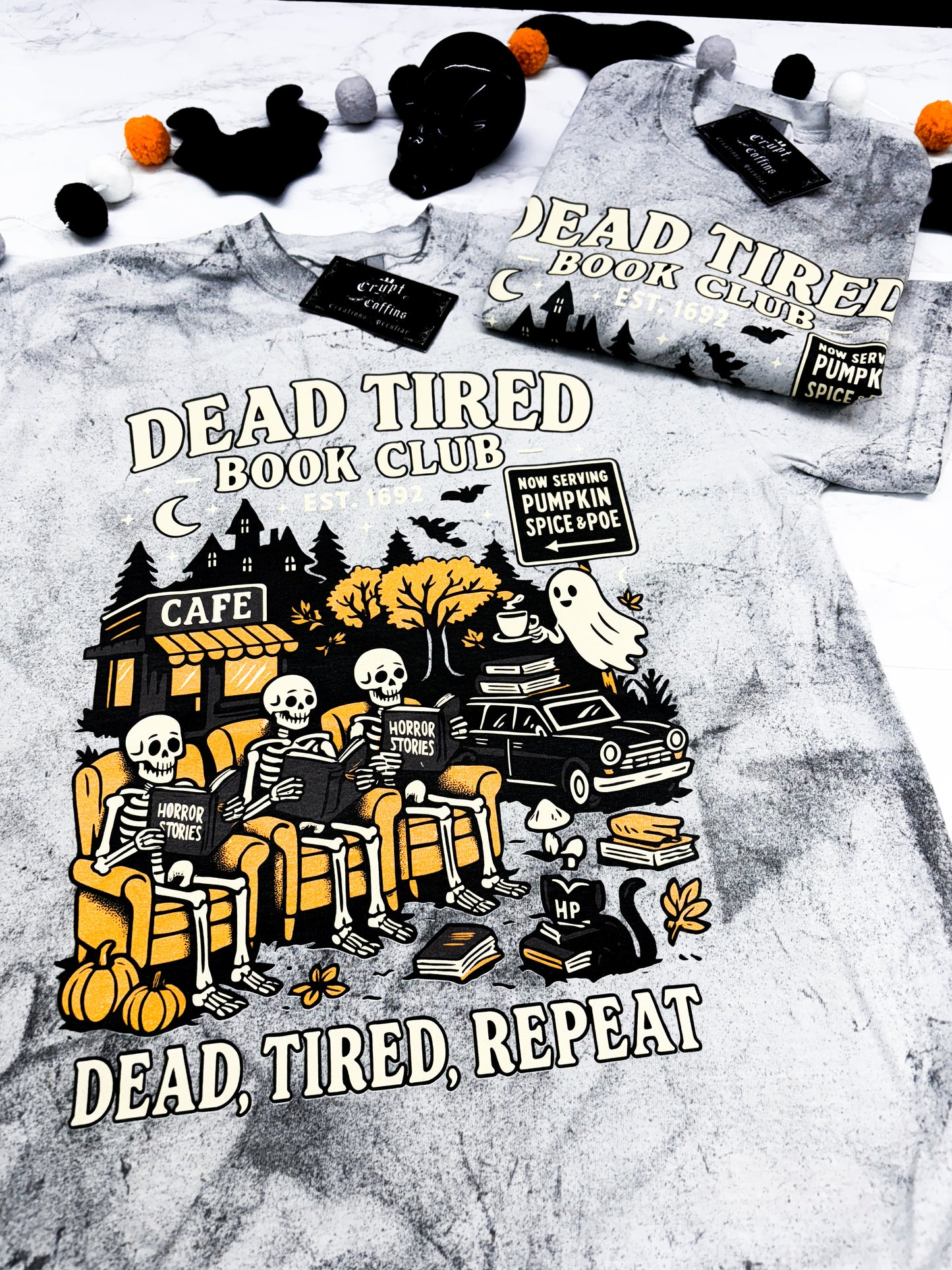 Dead Tired Book Club | Smoke + Ash T-Shirt