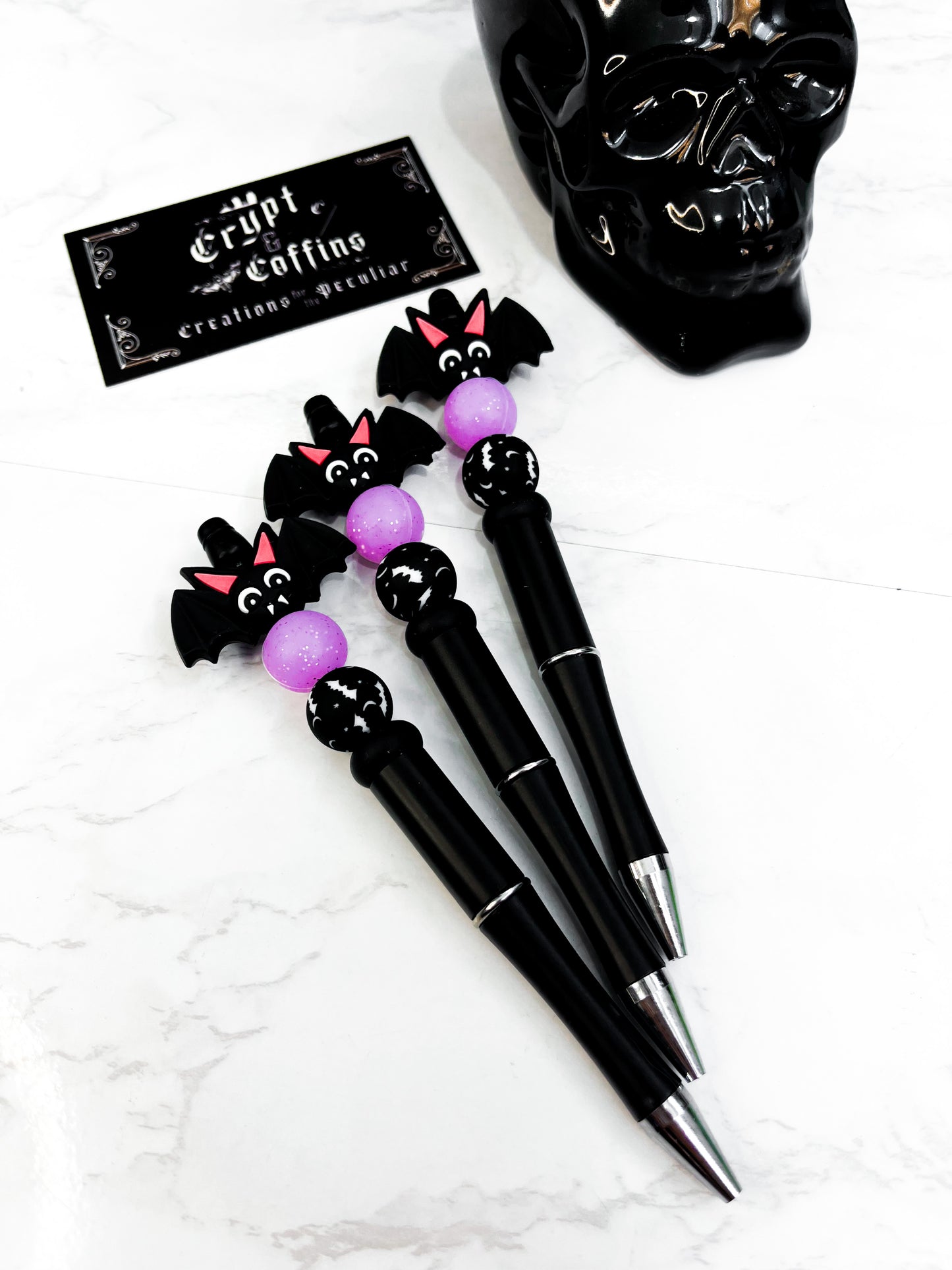 Bat of the Night | Beaded Pen