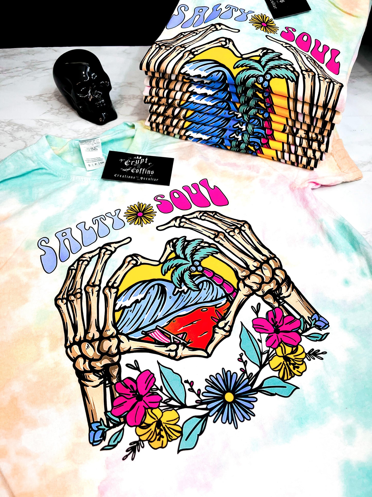 Salty Soul | Sandy Beach Tie Dye T-Shirt