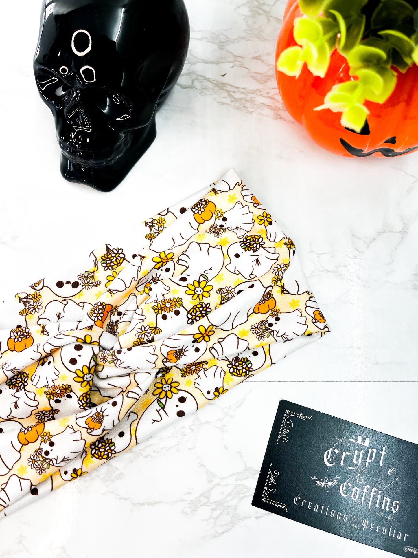 Sunshine Daisy Ghosties | Twisted Headband