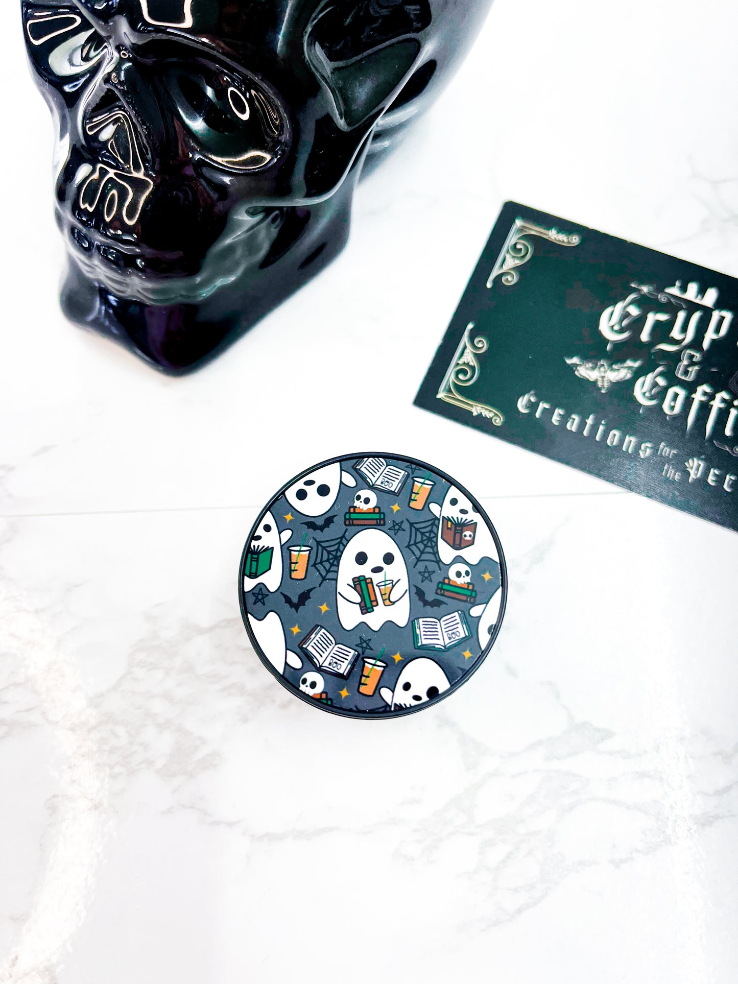 Bookish Chubby Ghosties | Phone Grips