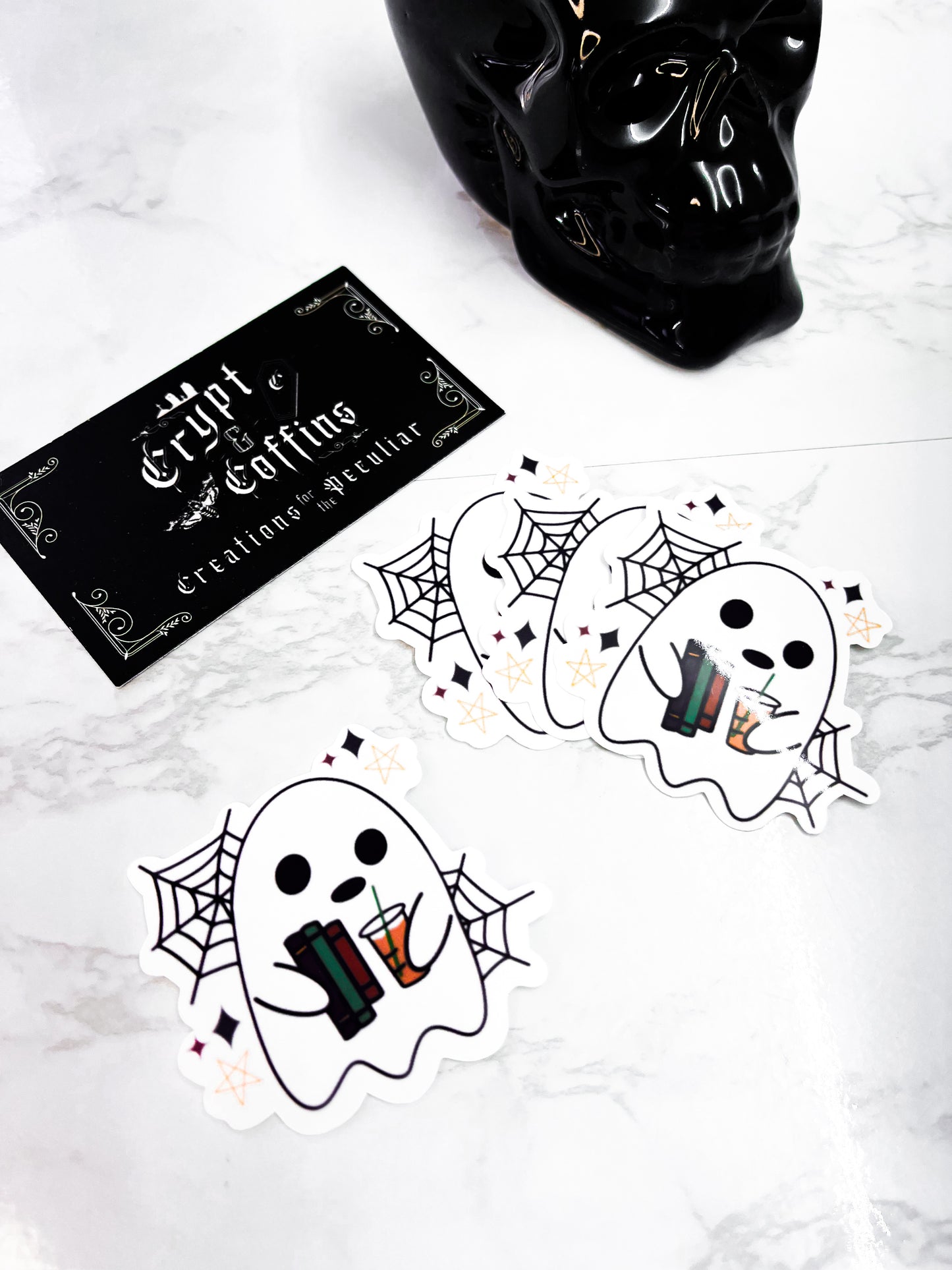 Bookish Ghostie | Springoween Stickers