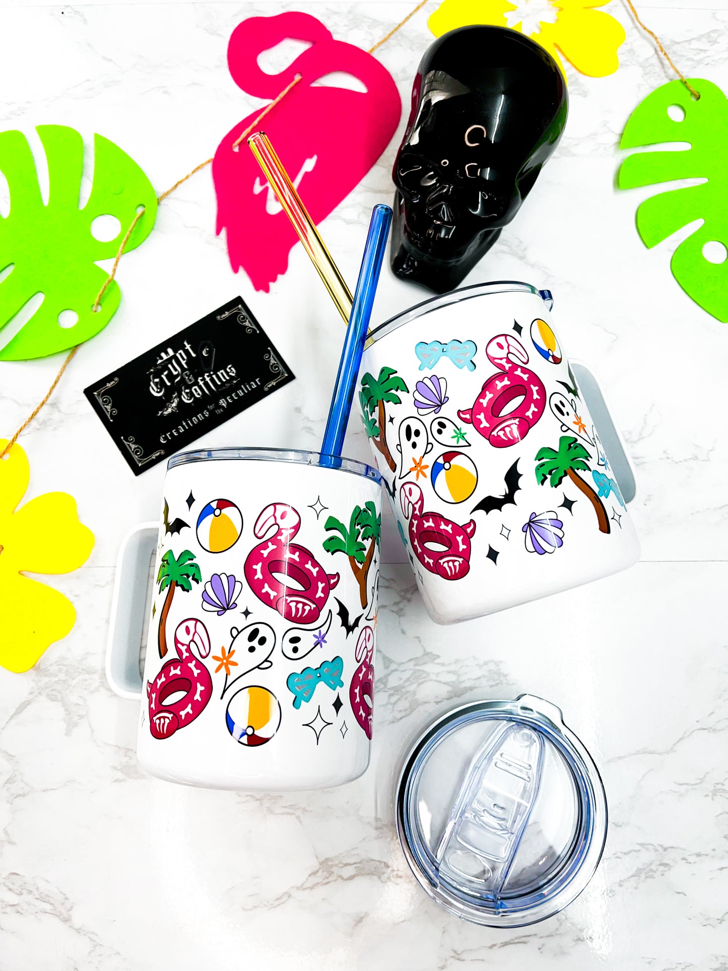 Summerween Sippin' | 12 oz. Travel Mug