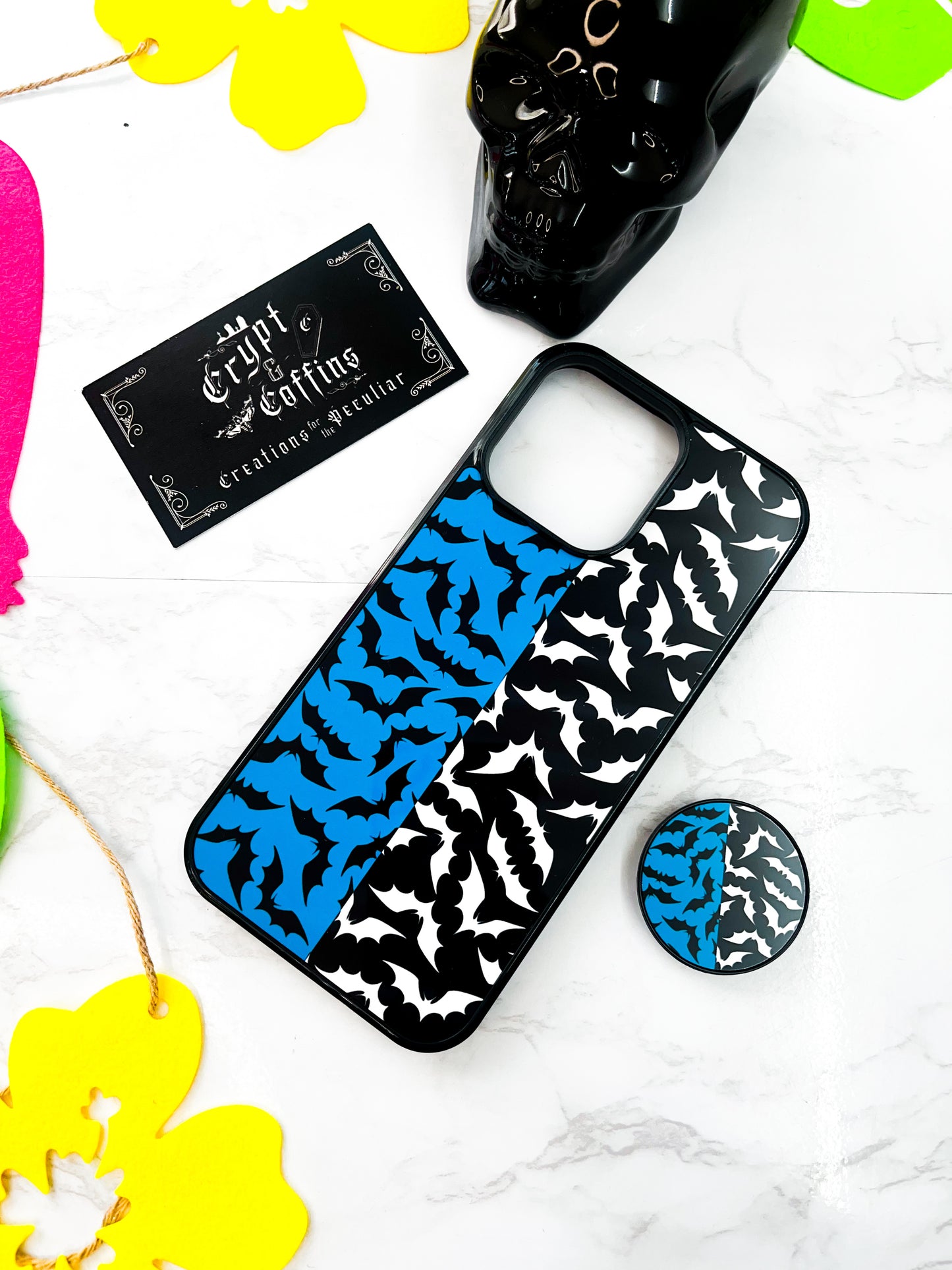 Blue Inverted Bats | iPhone Protective Case