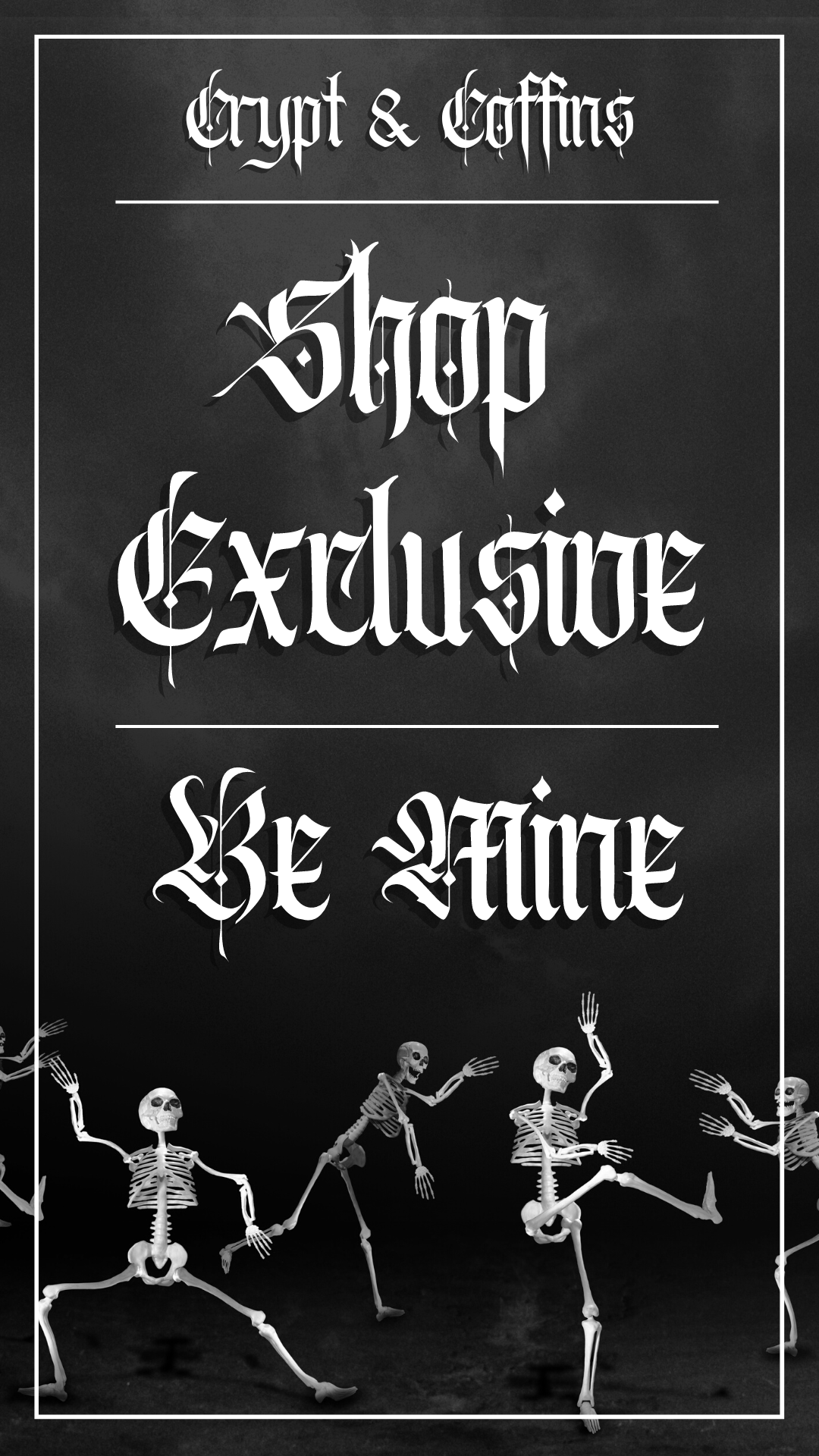 Shop Exclusive - Be Mine - Valloween | Black Sweater