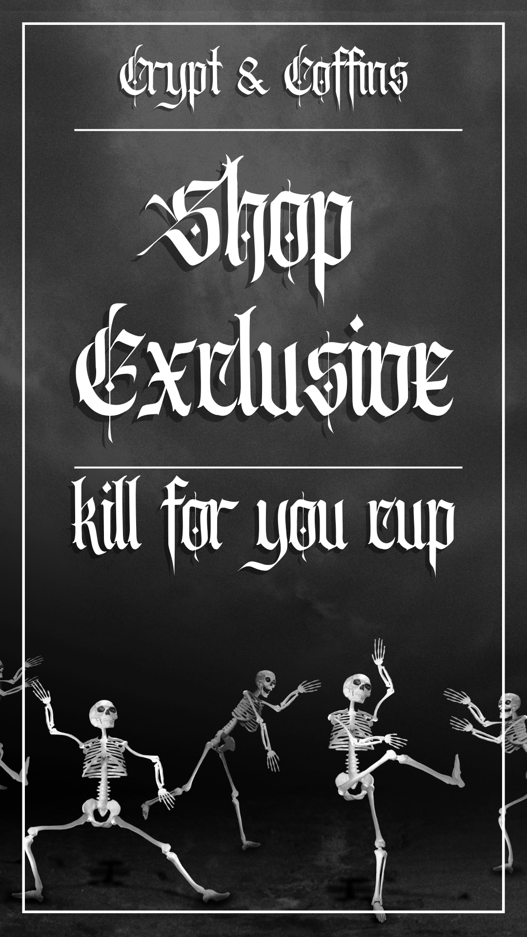 Shop Exclusive - Kill For You | 16 oz. Hot + Cold Glass Cup