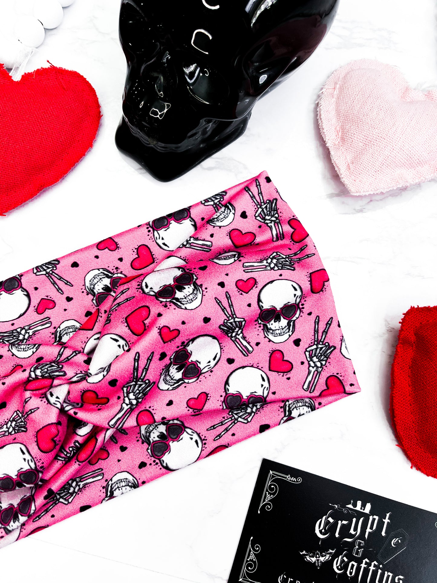 Peace, Love + Skulls | Twisted Headband