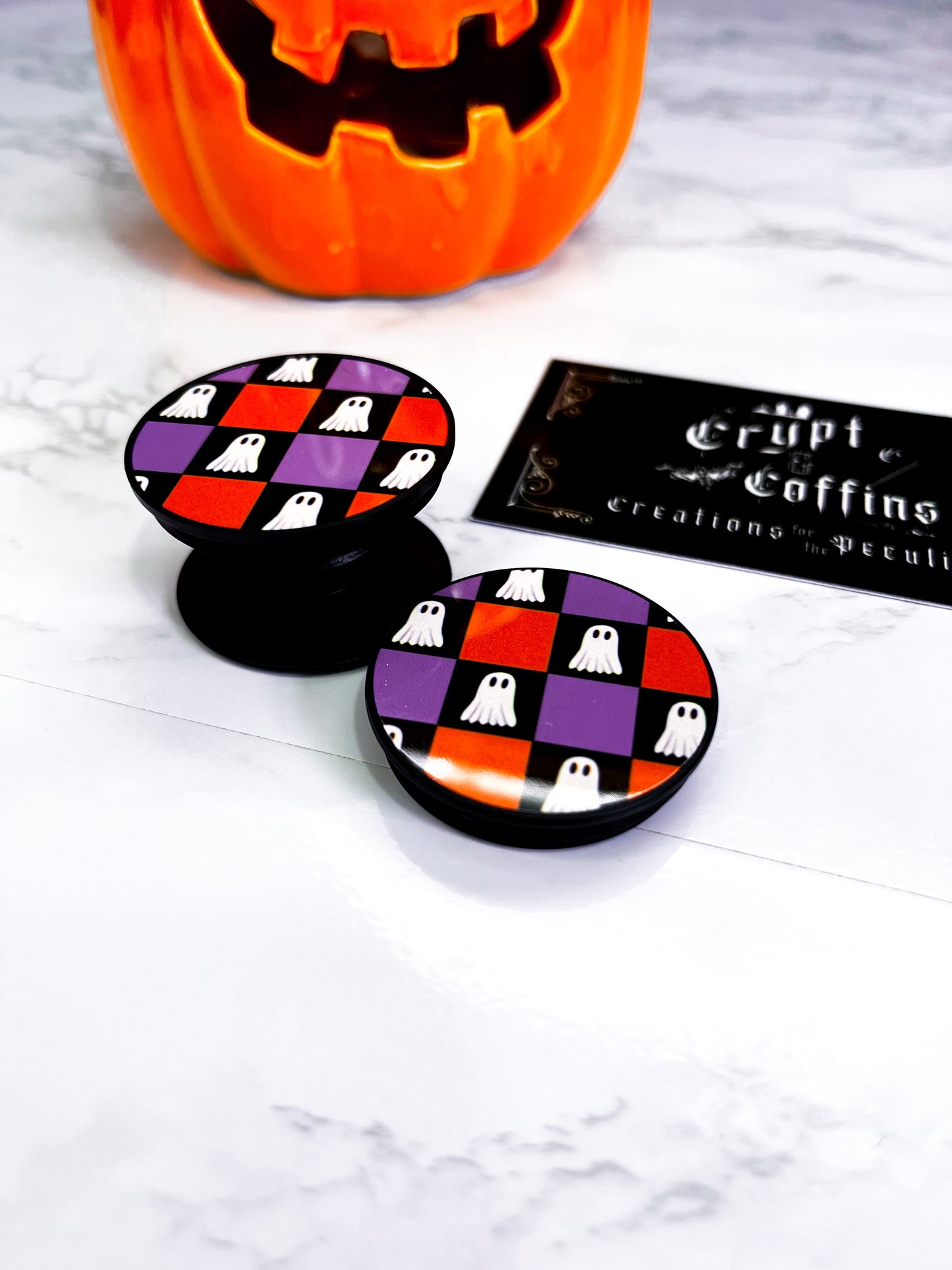 Checkered Ghosts | Phone Grips