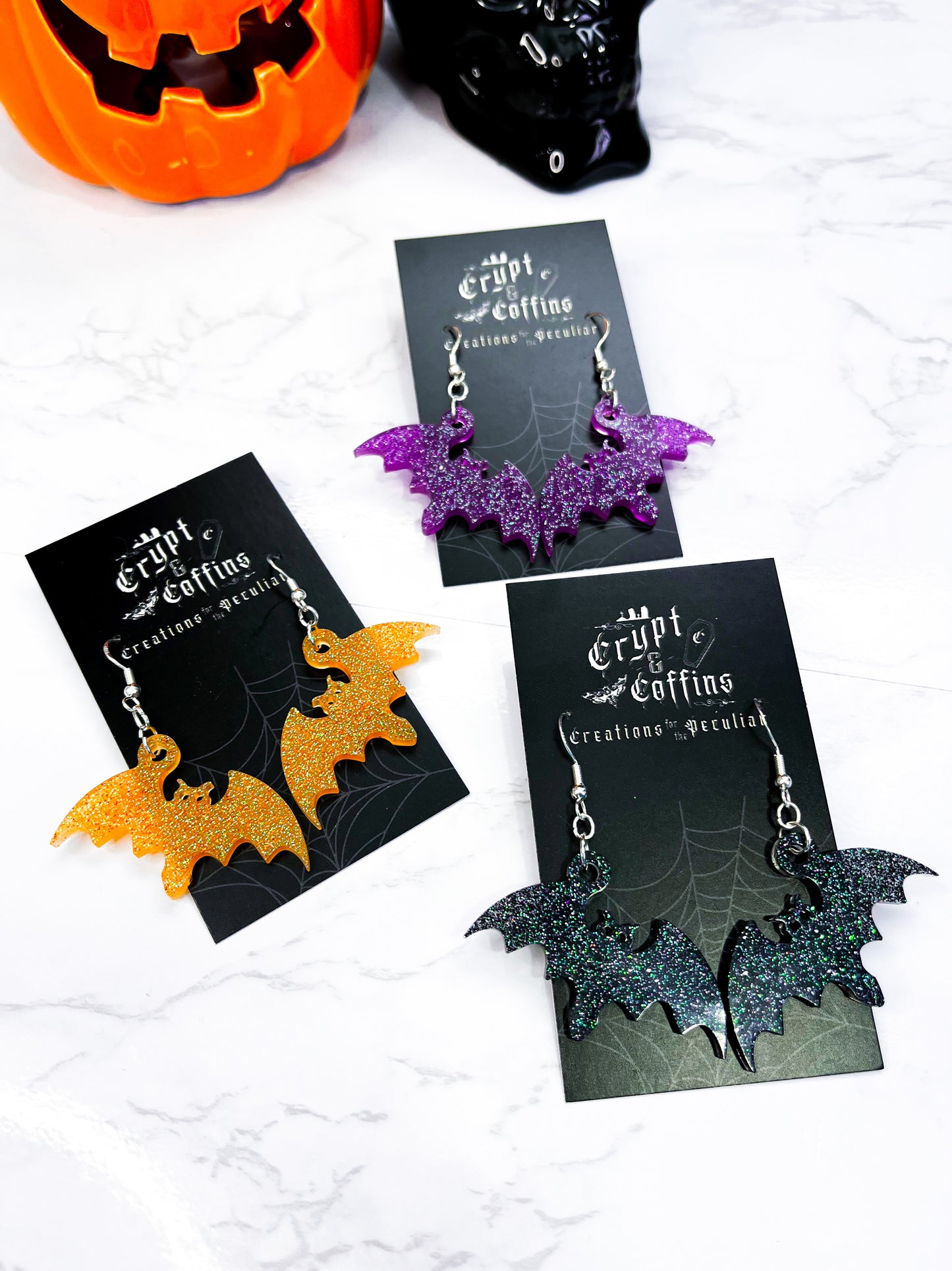 Bats | Spooky Halloween Earrings