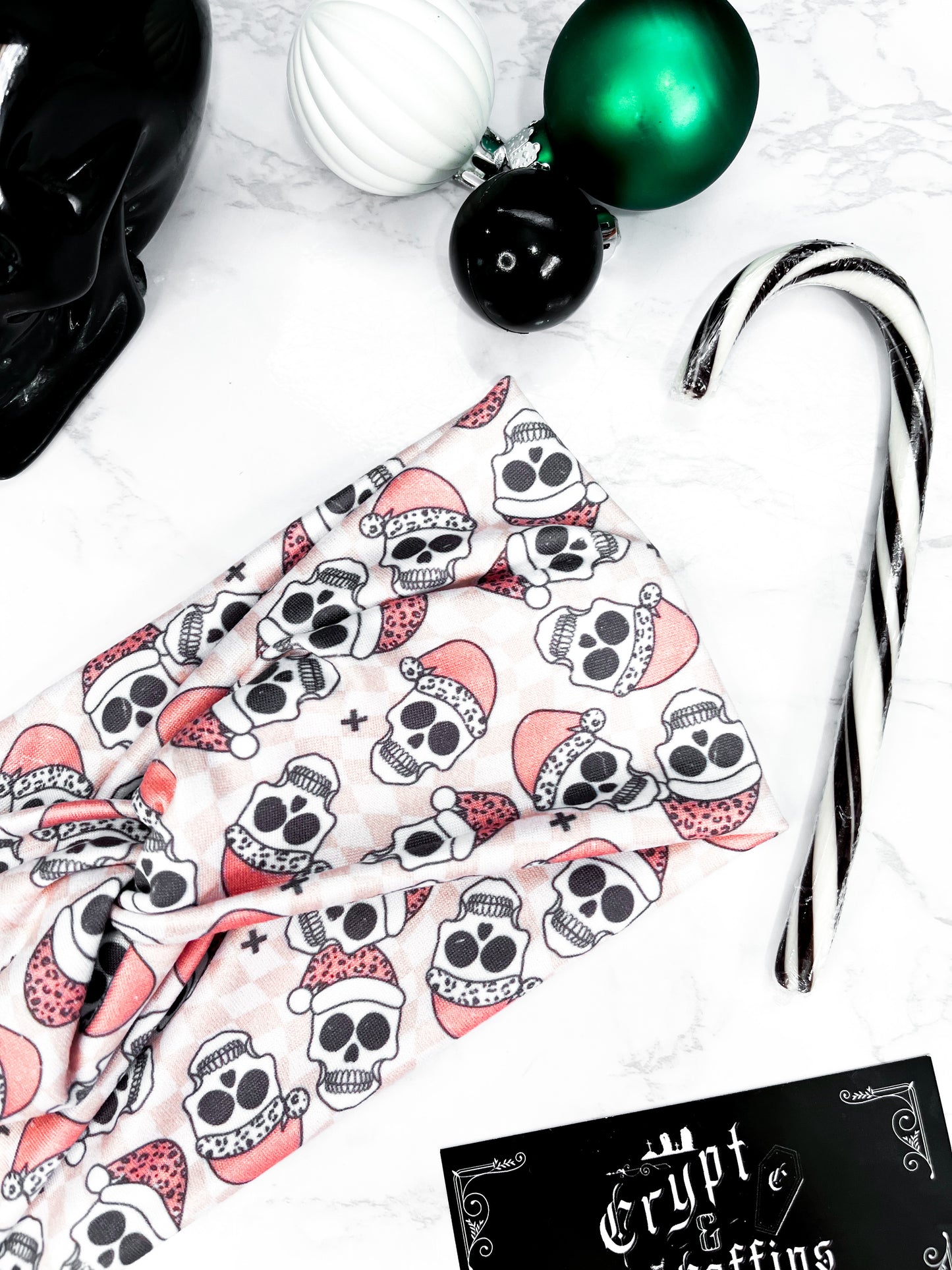 Santa Skellies | Twisted Headband