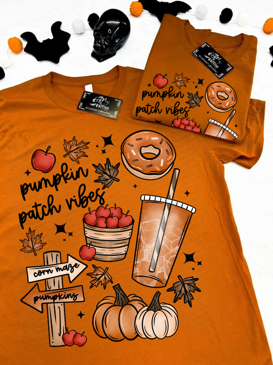 Pumpkin Patch Vibes | Autumn Orange T-Shirt