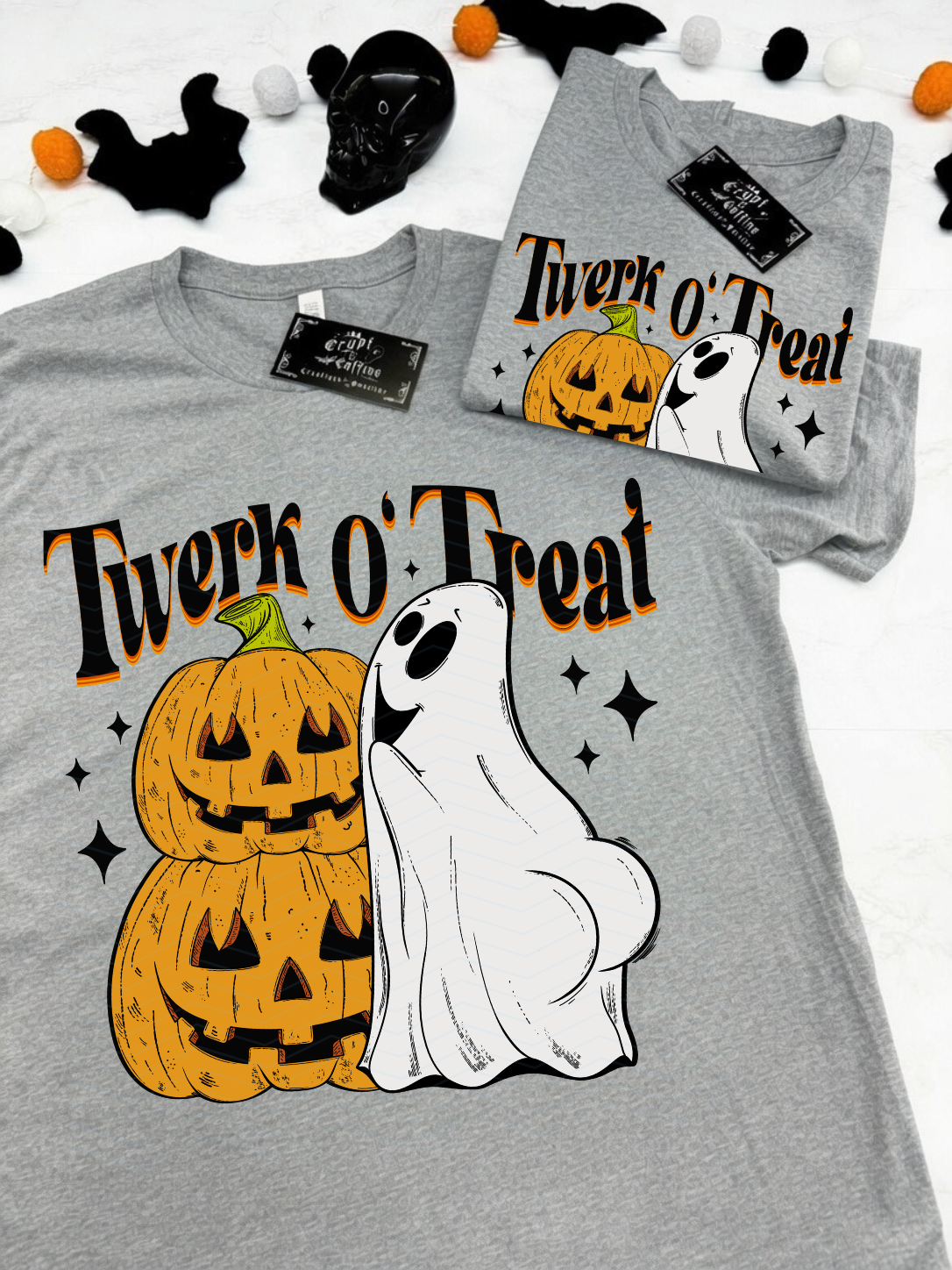 Twerk o' Treat | Gray Sweater/T-Shirt