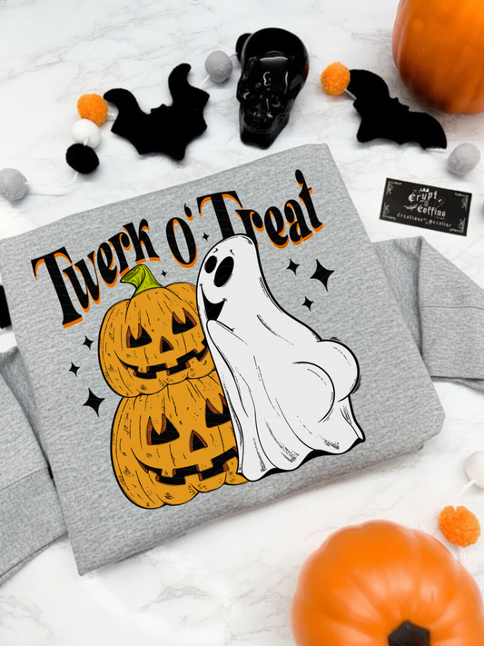 Twerk o' Treat | Gray Sweater/T-Shirt