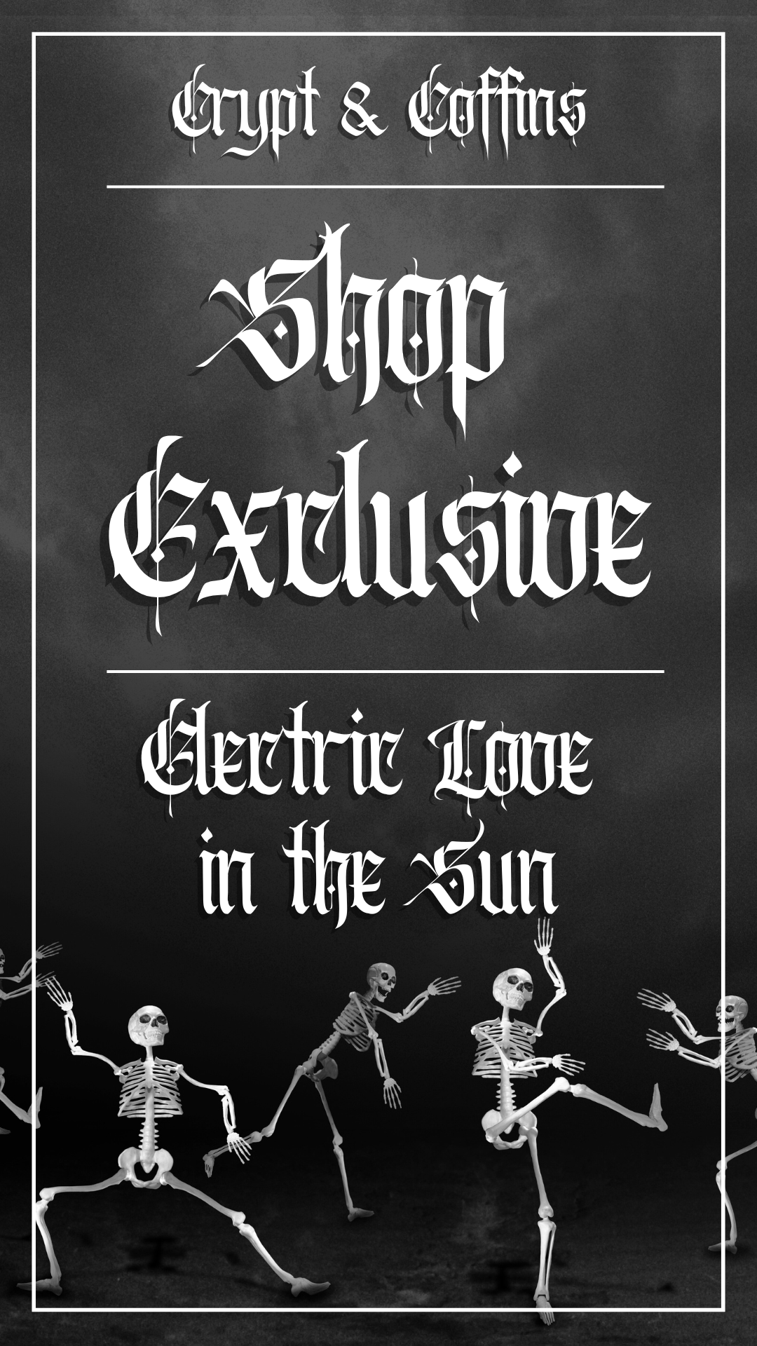 Electric Love in the Sun | Black T-Shirt or Tank