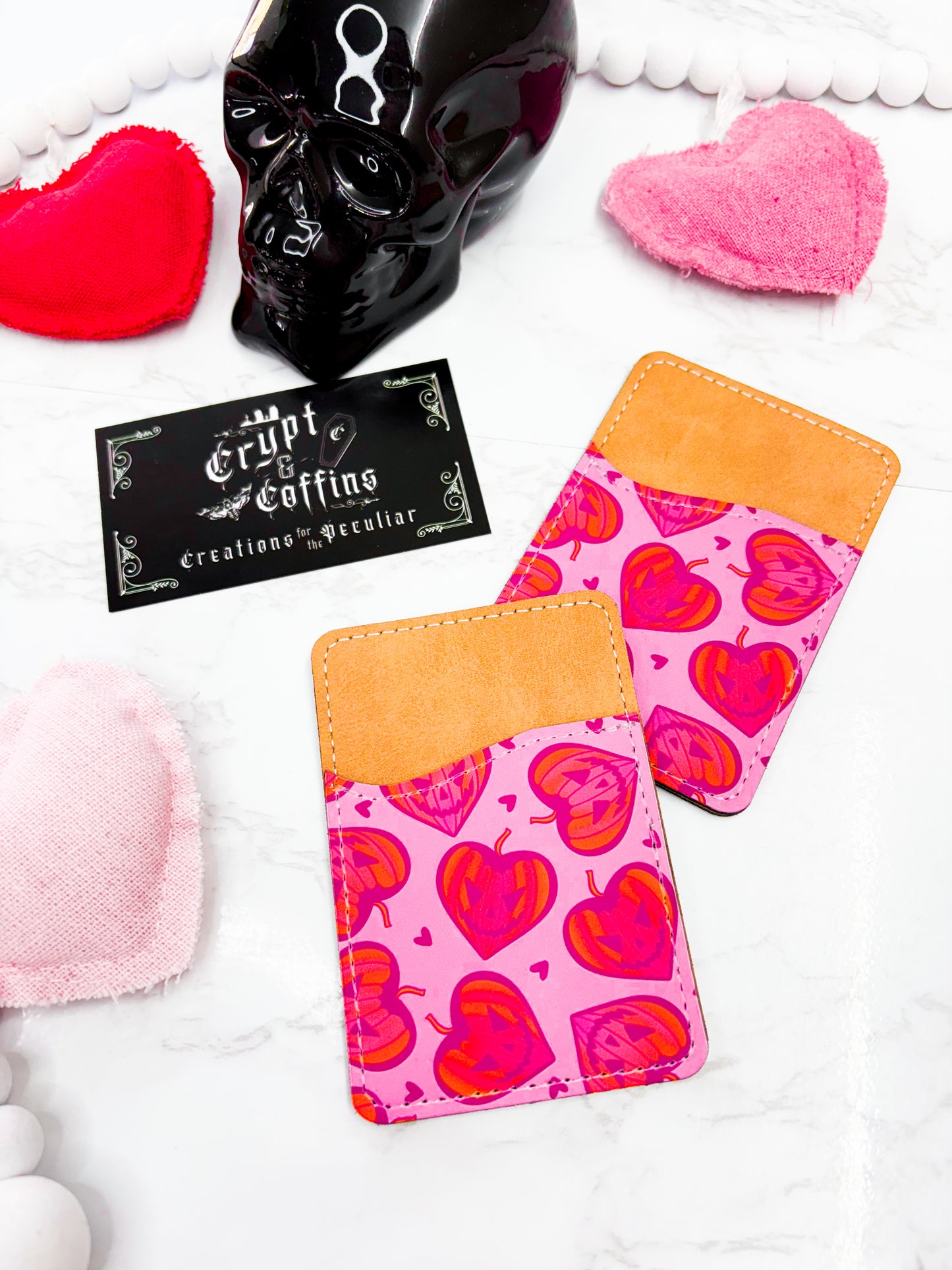 Pumpkin Hearts - Phone Wallet