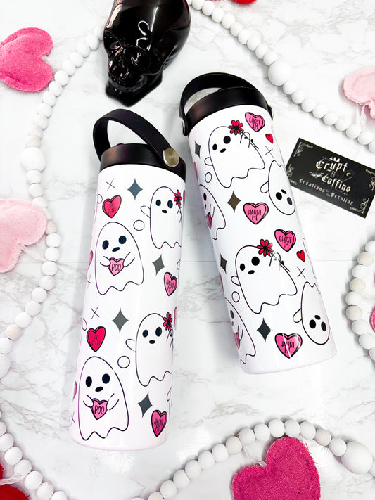 Valloween Chubby Ghosties | 20 oz. Travel Tumbler
