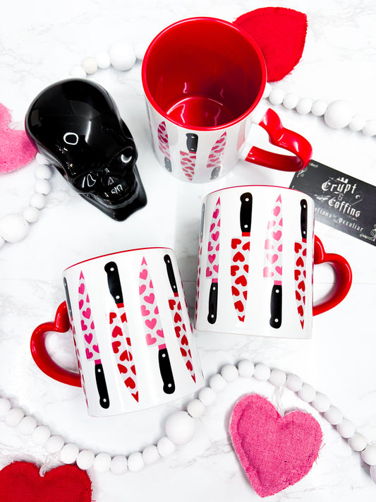 Sweet But Psycho | 11 oz. Ceramic Heart Handle Mug