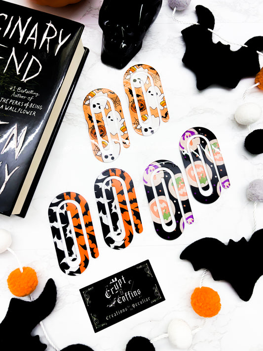 Spooky Szn - Acrylic Paperclip Bookmarks