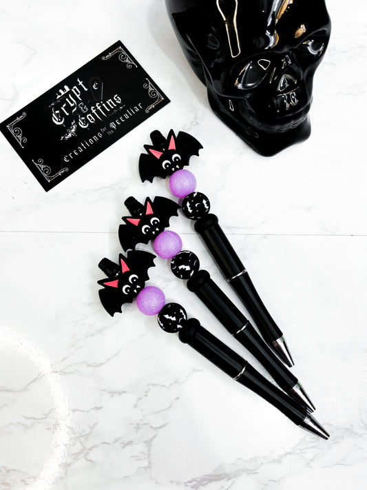 Bat of the Night | Beaded Pen