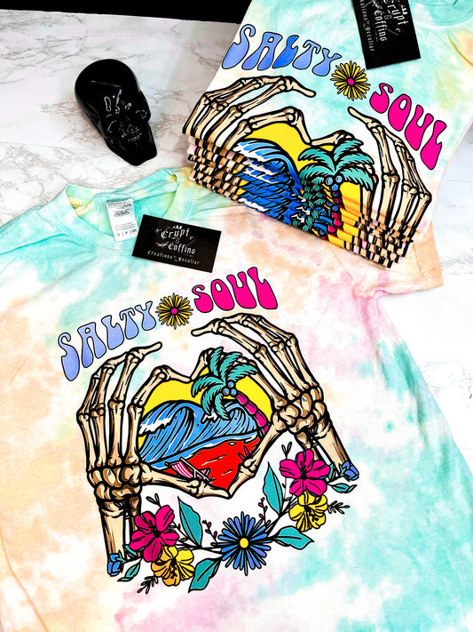 Salty Soul | Sandy Beach Tie Dye T-Shirt