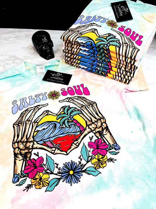 Salty Soul | Sandy Beach Tie Dye T-Shirt