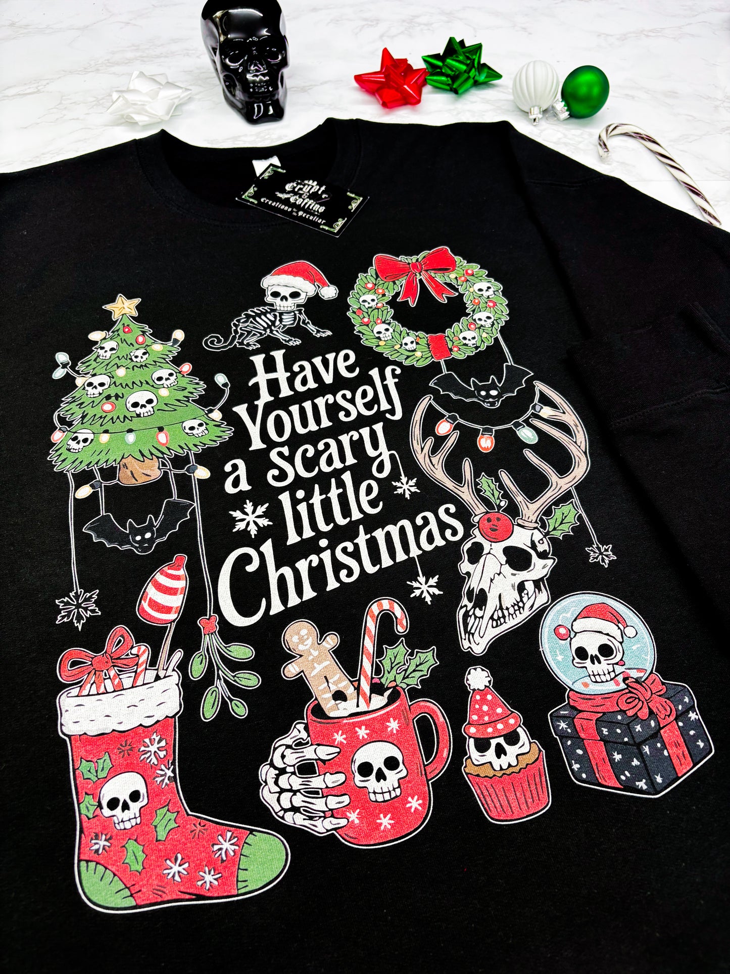 Scary Little Christmas | Black T-Shirt / Sweater