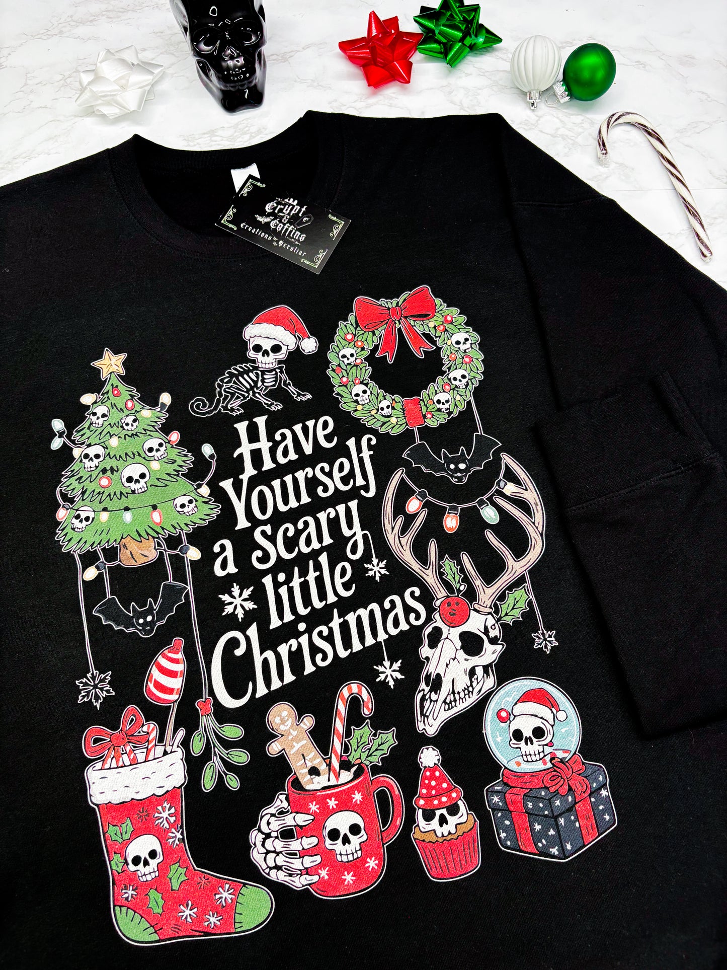 Scary Little Christmas | Black T-Shirt / Sweater