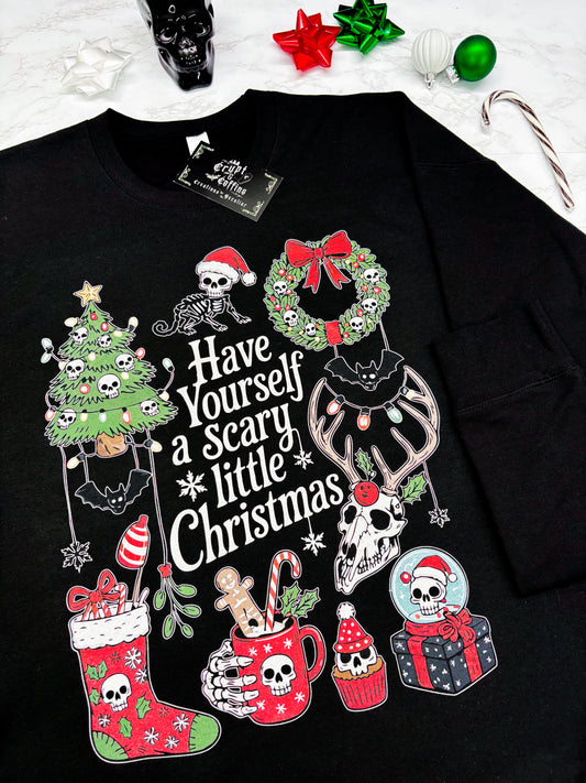 Scary Little Christmas | Black T-Shirt / Sweater