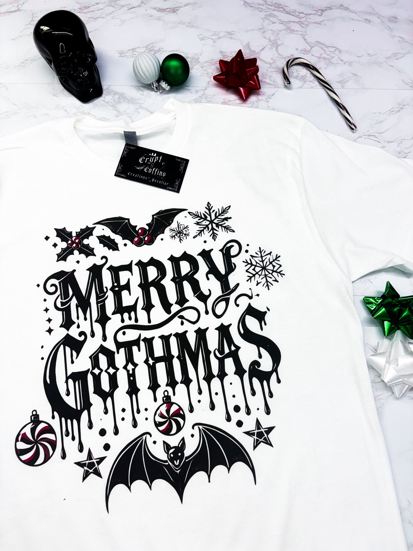 Merry Gothmas | White T-Shirt
