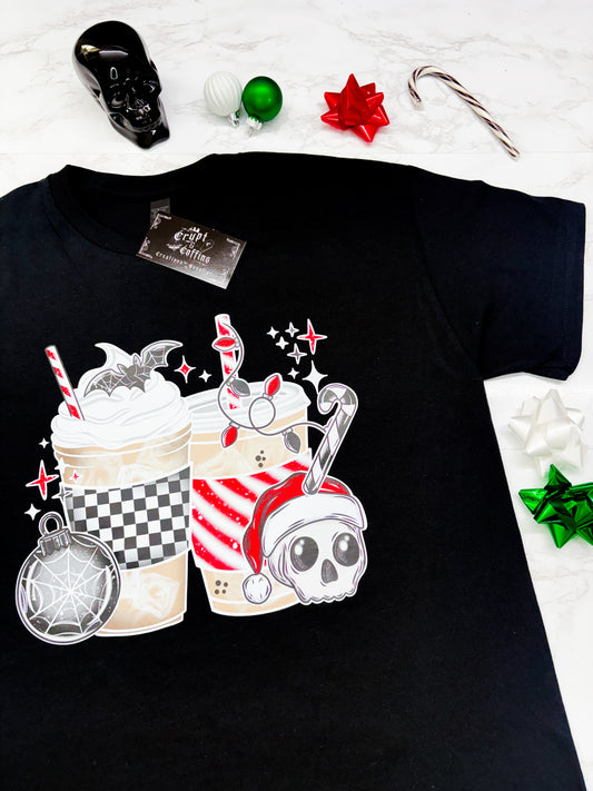 Creepmas Brews + Fraps | Black T-Shirt / Sweater