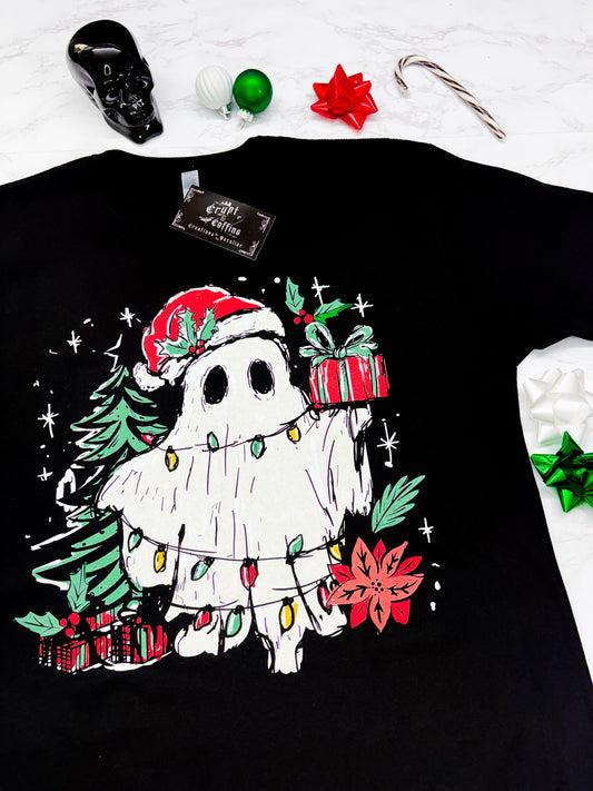 Vintage Creepmas Spirit | Black T-Shirt / Sweater