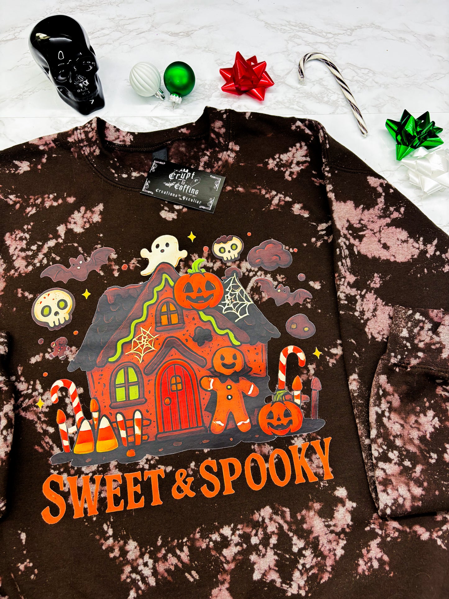 Sweet + Spooky | Hot Chocolate Cream T-Shirt / Sweater