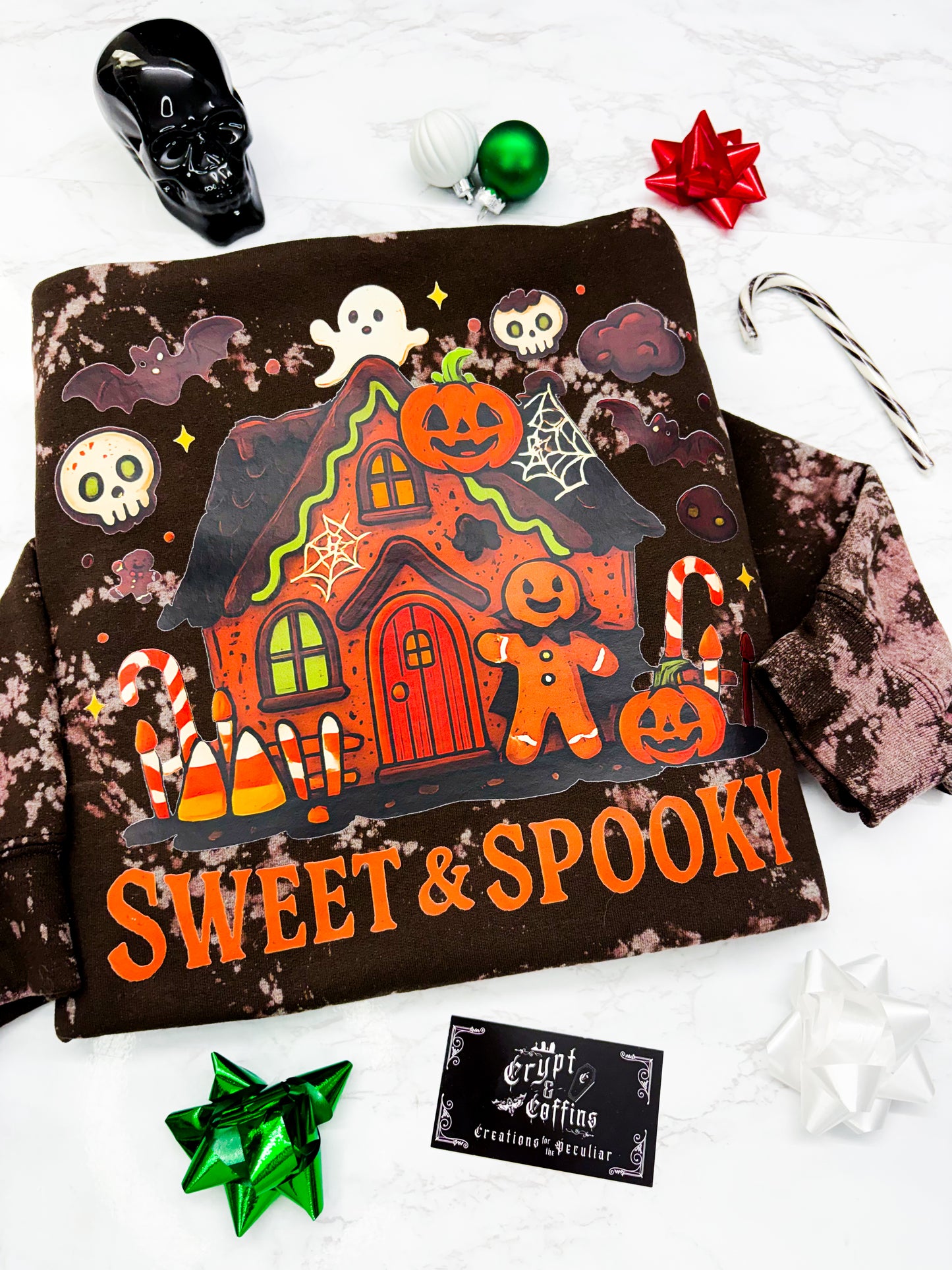 Sweet + Spooky | Hot Chocolate Cream T-Shirt / Sweater