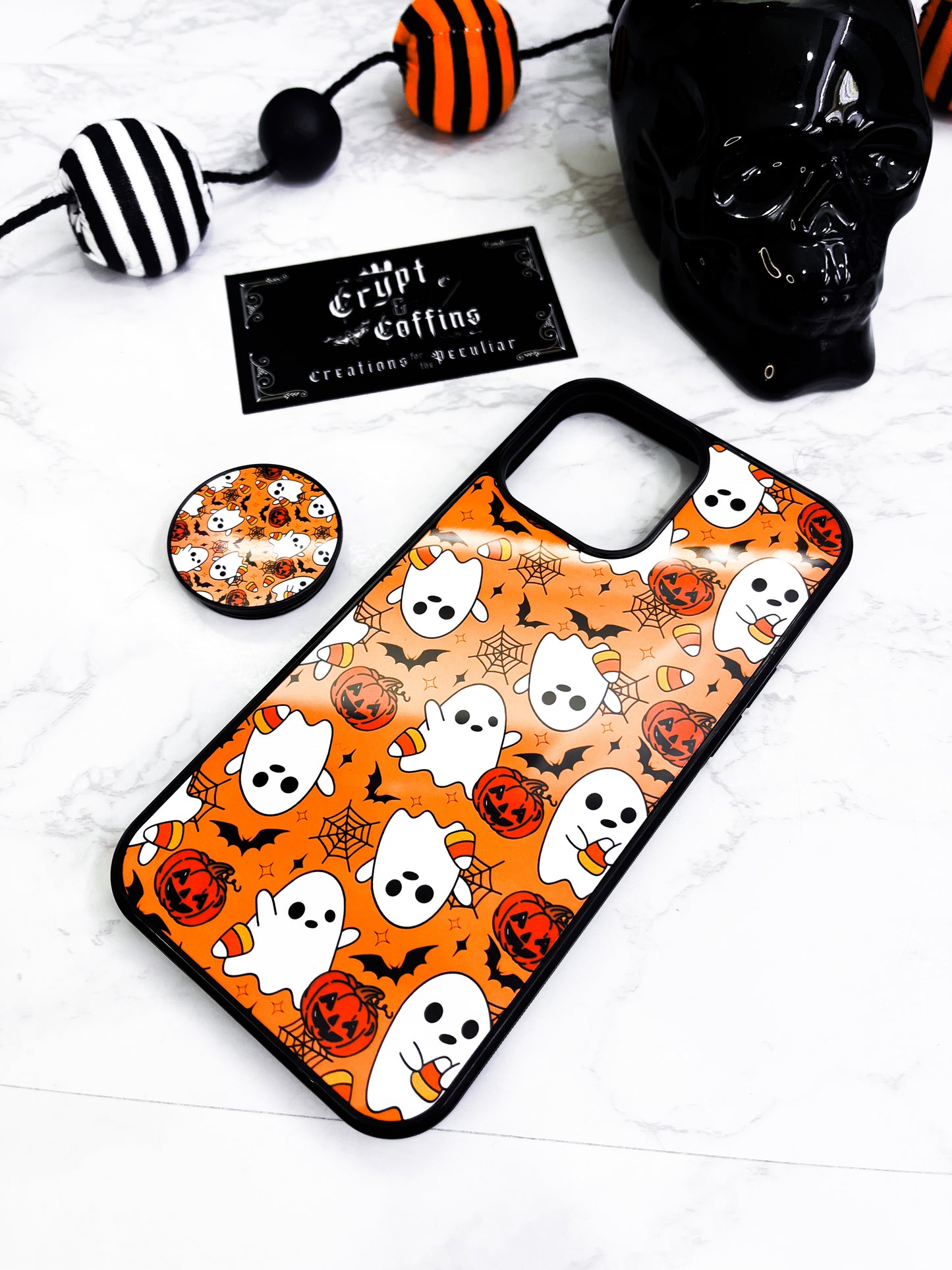 Candy Corn Ghosties | iPhone Protective Case