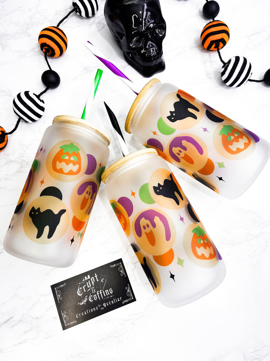 Spooky Cookie Club | 16 oz. Hot + Cold Glass Cup