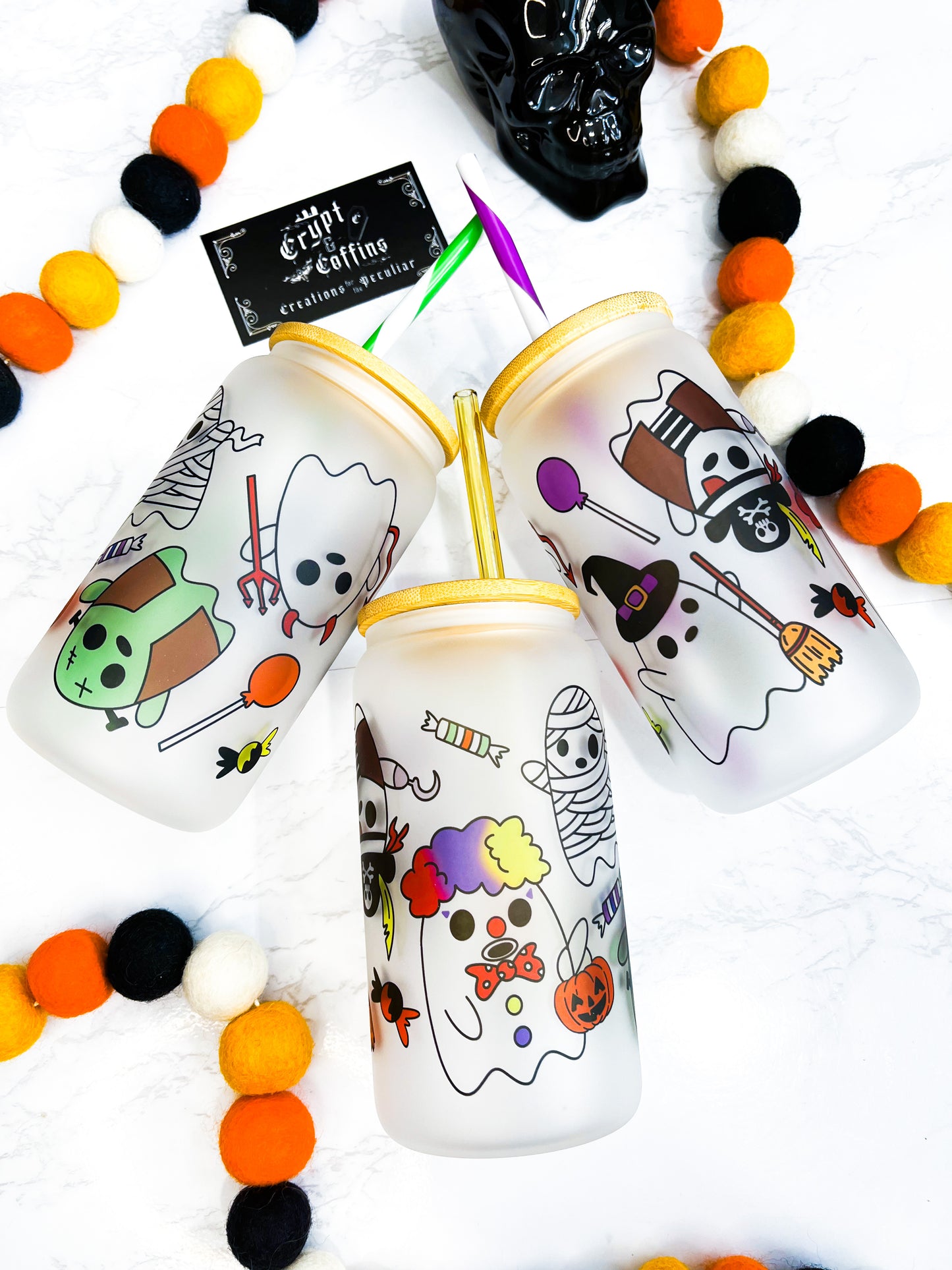 Halloween Costumes | 16 oz. Hot + Cold Glass Cup