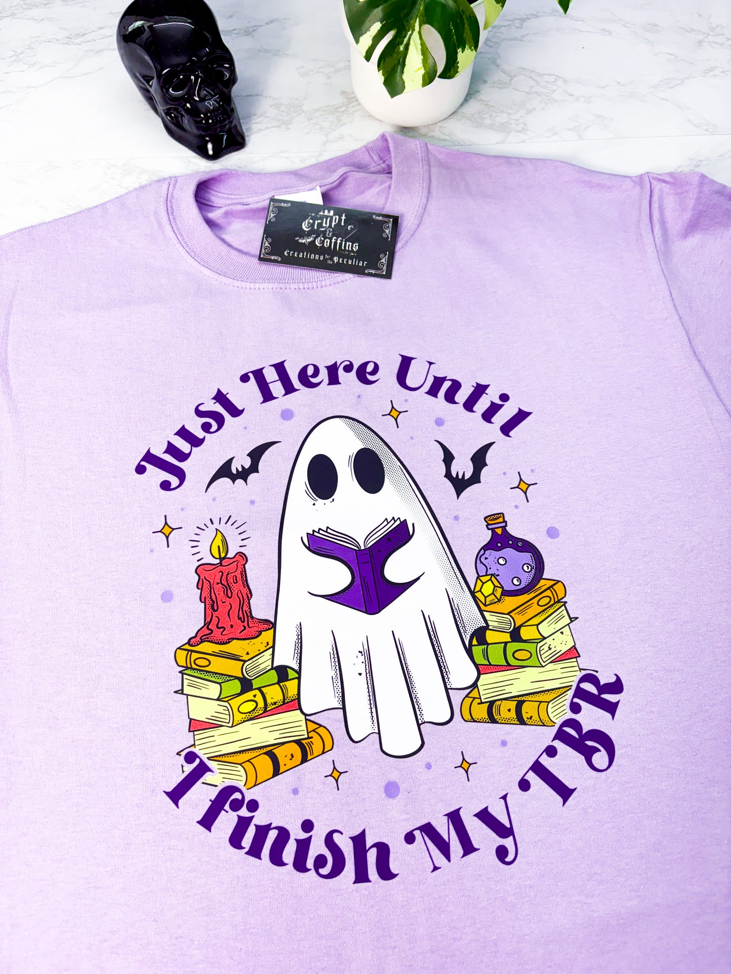 Finish my TBR | Lavender T-Shirt