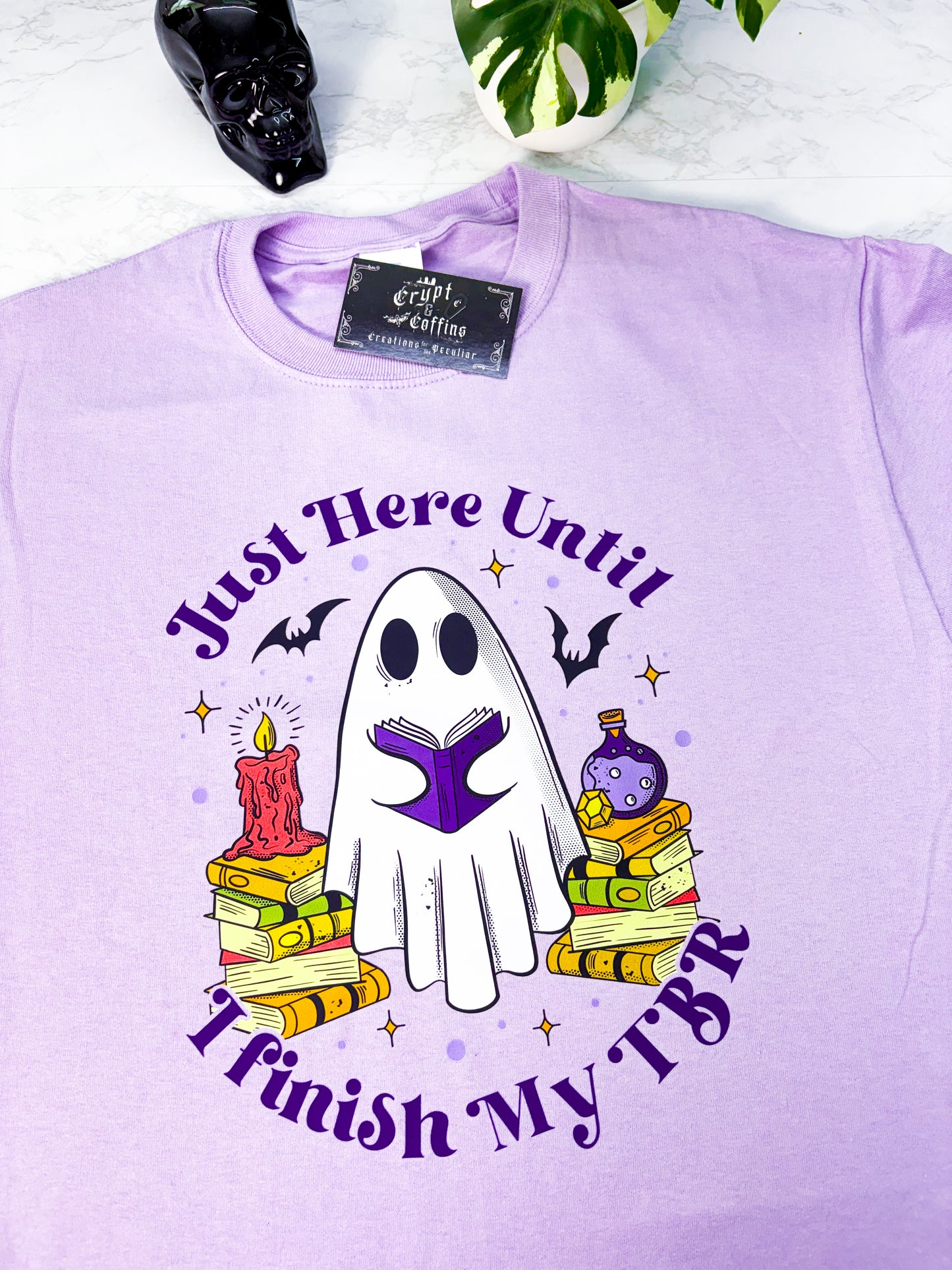 Finish my TBR | Lavender T-Shirt