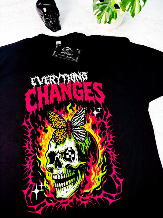Everything Changes | Black Sweater or T-Shirt