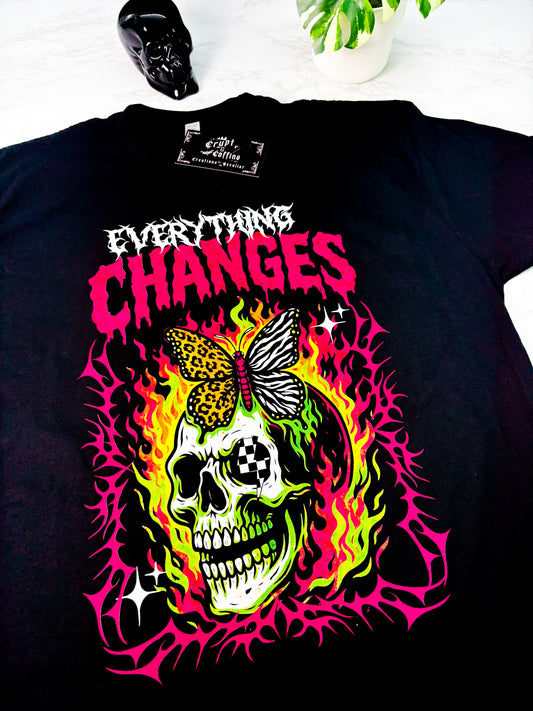 Everything Changes | Black Sweater or T-Shirt