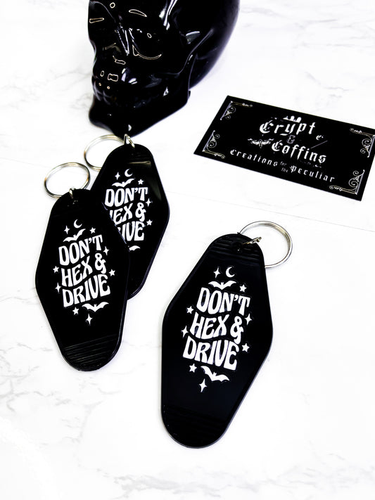 Don't Hex + Drive | Motel Keychain