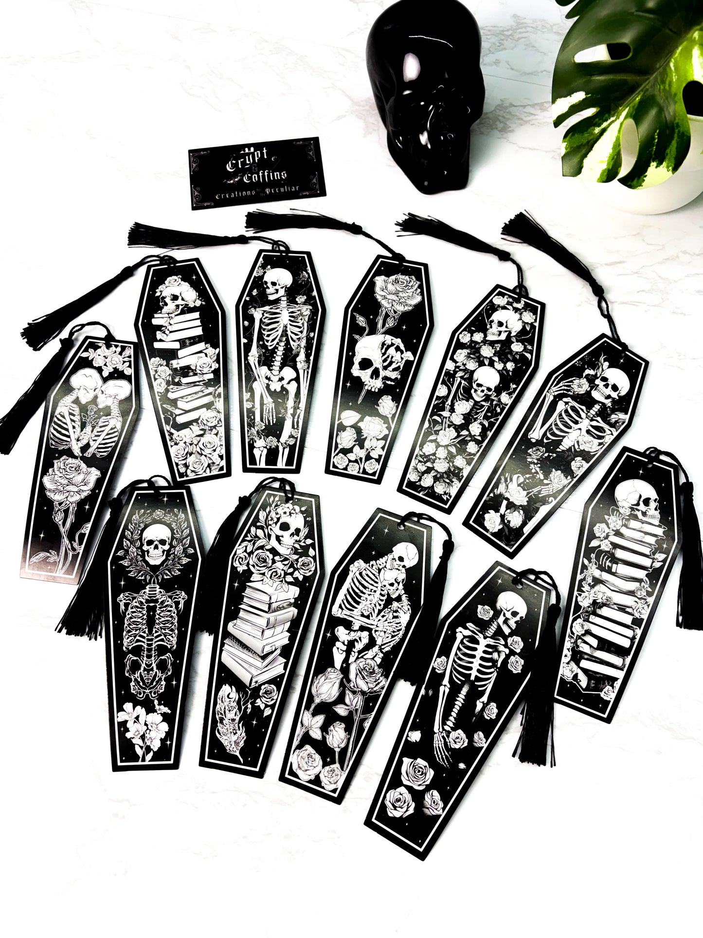 Coffin Bookmarks | 11 Designs - Bookmark