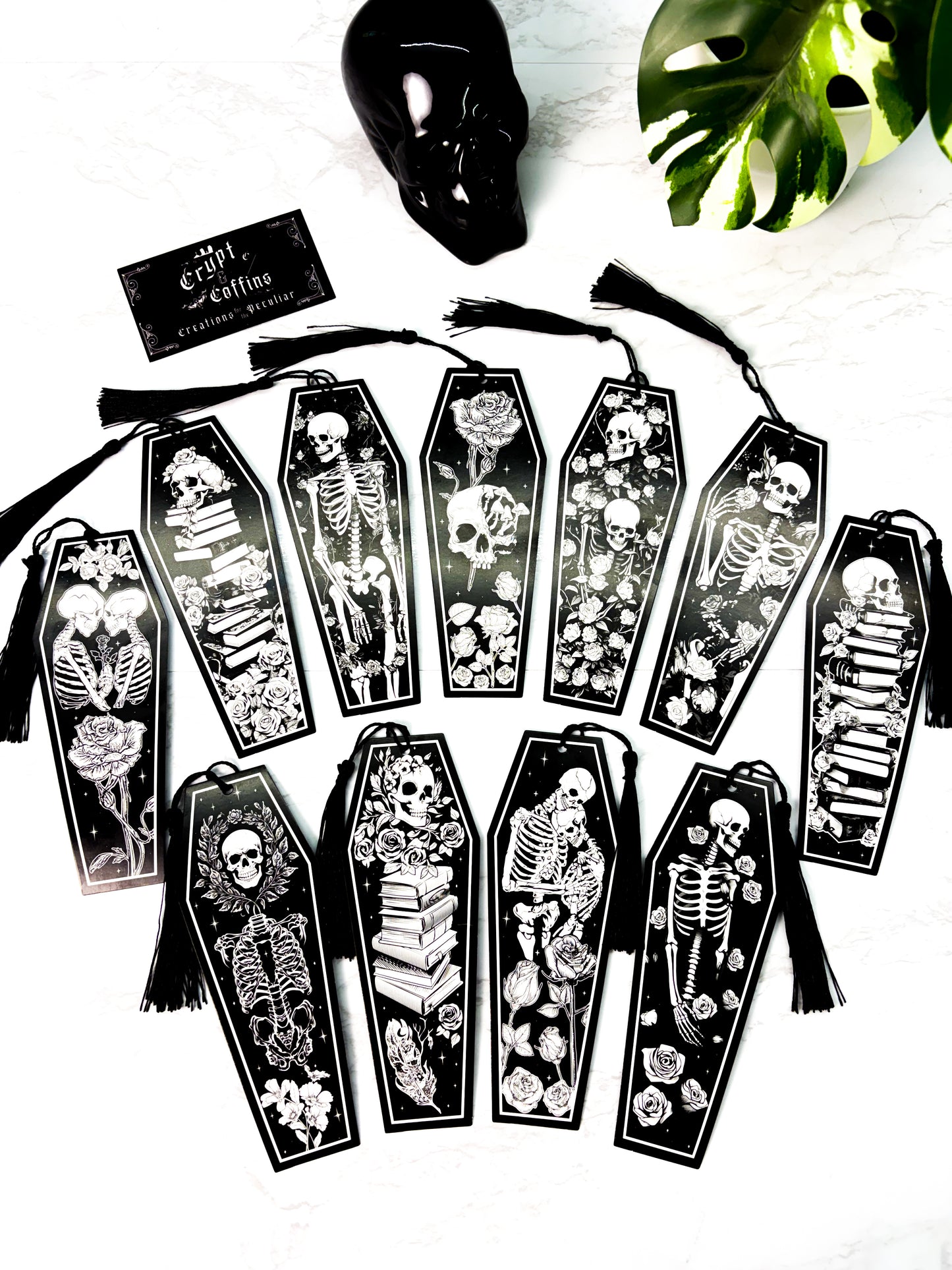 Coffin Bookmarks | 11 Designs - Bookmark