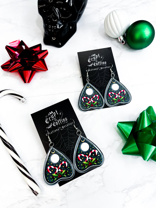 Holiday Planchette | Acrylic Earrings