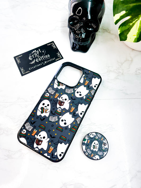 Bookish Chubby Ghosties | iPhone Protective Case