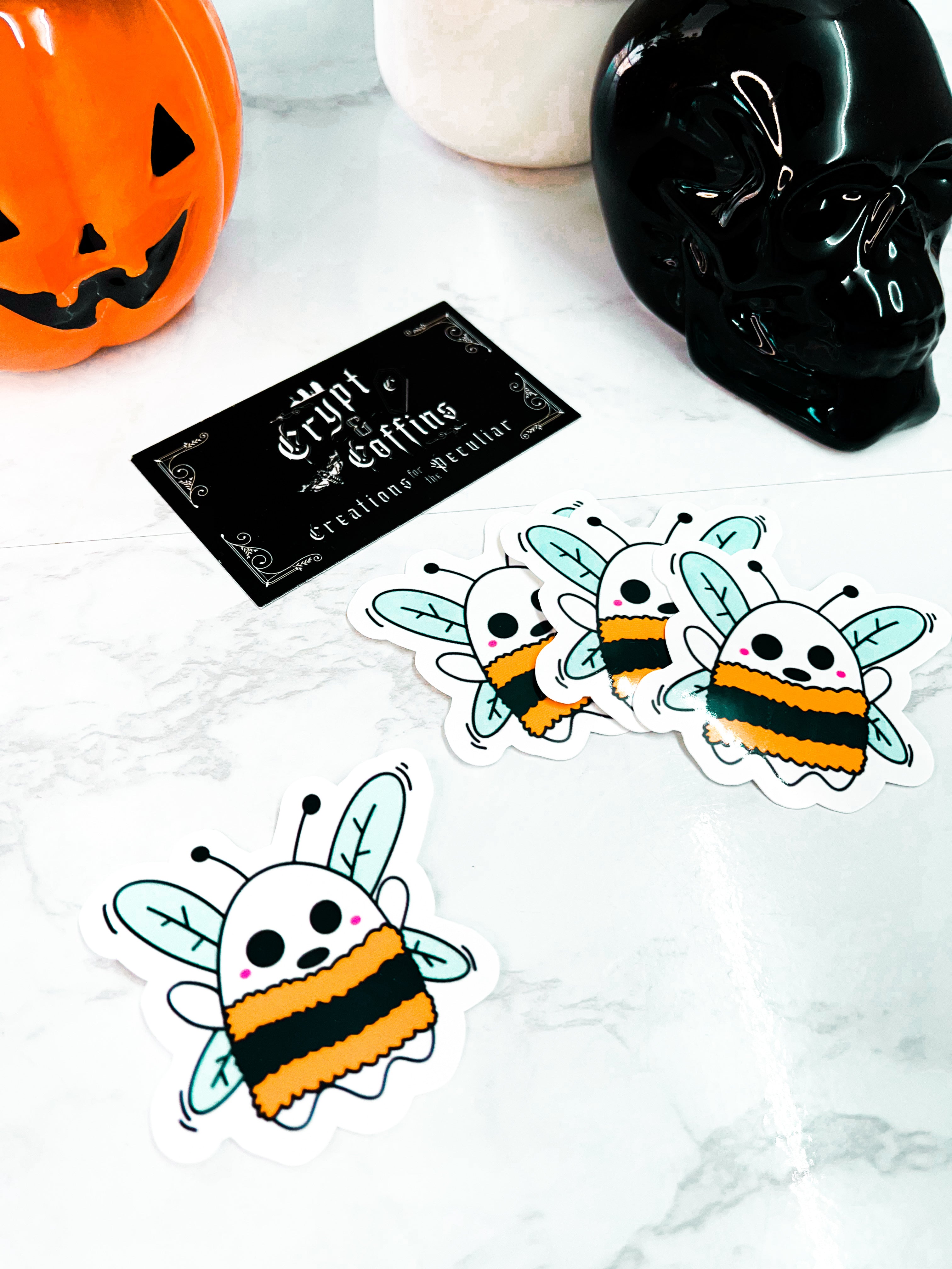 Bumble Boo | Springoween Stickers – Crypt and Coffins
