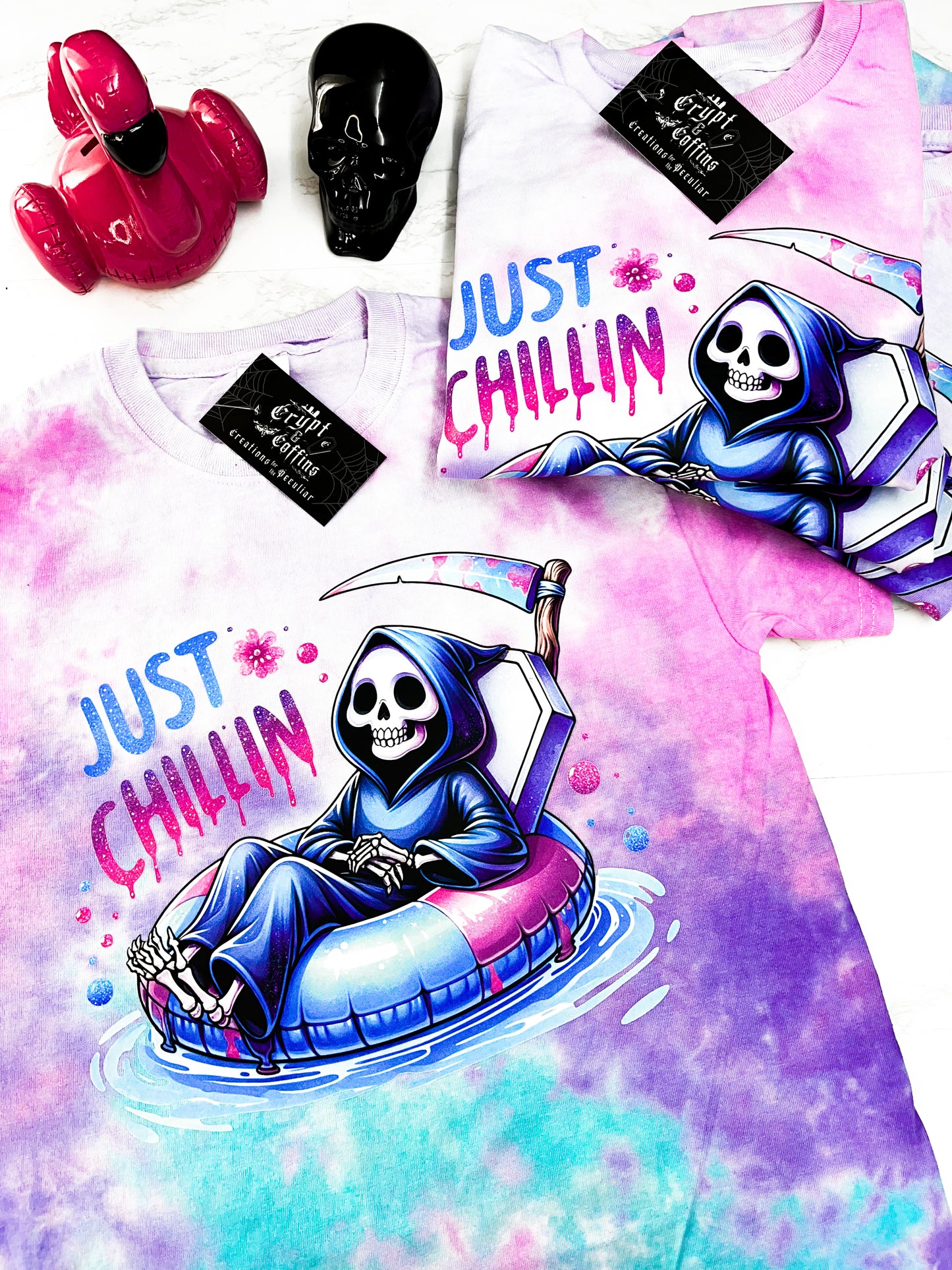 Just Chillin' | Cotton Candy Tie Dye T-Shirt